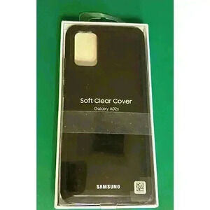 Galaxy A02s Soft Clear Cover (Black)
